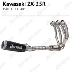 ZX-25R ZX25R レーシングマフラー フルエキ ステンレス 4-2-1 - メルカリ