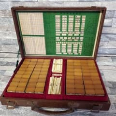 当時物 麻雀 パイ セット 雀 雀荘 背竹牌 昭和 レトロ 骨董 セット