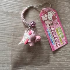 激レア◎東京限定◎町田りすキティ◎ピンクの薔薇◎根付けストラップ