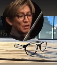 目黒蓮と。列島震撼】木村拓哉 OWNDAYS メガネ（度無しレンズ込み