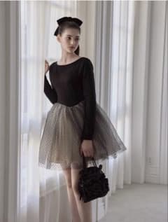 Treatyourself バレリーナドットチュールドッキングワンピース - メルカリ