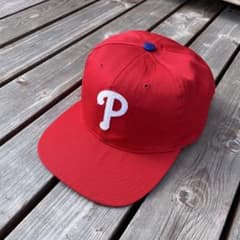 90s】MLB フィリーズ ヴィンテージ キャップ 2トーン 緑ツバ USA