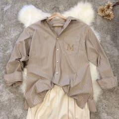 美品】MICA&DEAL(マイカ＆ディール）ストライプ 柄シャツ 長袖 - メルカリ