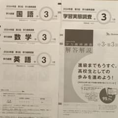 2024年度 学力推移調査 中3 第3回 - メルカリ