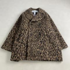 ティッカ ピーコート TICCA レオパードシャギーピーコート TBDA-252