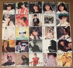 中森明菜 7インチEPシングル全作品25枚セット ハガキ付き多数あり
