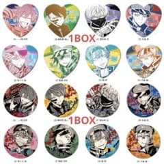 桃源暗鬼 アニメイト限定 ハート型缶バッジ 丸型缶バッジ 新品未開封