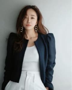 cadune 神崎恵さんコラボ ノーカラージャケット - メルカリ