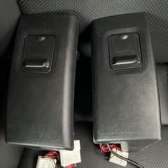 アルファード30 2列目シート用 USBポート付きブラックコンソール