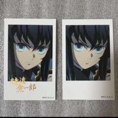鬼滅の刃 時透無一郎 ufotable 柱カフェ チェキ風ブロマイド 箔押し