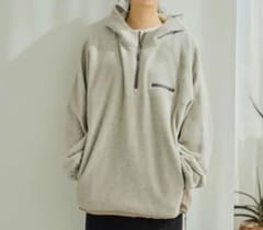 ニコアンド ソフトフリース切り替えZIPパーカー - メルカリ