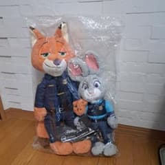 ズートピア ぬいぐるみセット ニック・ジュディ HAPPYくじラストワン賞