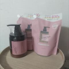 新品未開封！ココネ シャンプー スムース ピンクボトル1本+ 詰替 2袋