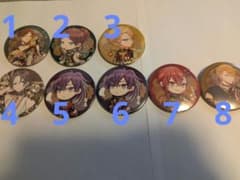 浦島坂田船（うらたぬき、志麻、となりの坂田、センラ） 缶バッジ バラ