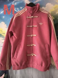 新年限定モデル アディダス 新中式 ジップアップジャケット ローズ