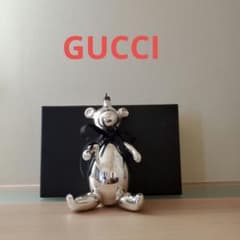 レア グッチ GUCCI インテリア クマ テディベア クリスマス