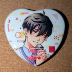 ときメモGS ラウンドワン 風真 ハート型缶バッジ - メルカリ