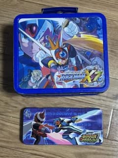 ロックマンX7＆ロックマンエグゼ 缶ケース➕ロックマンエグゼ缶ペン
