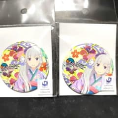 沖縄 アニメーションフェスティバル リゼロ エミリア 缶バッジ - メルカリ