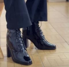 厚底ブーツ 20cmヒール ブラック コスプレ - メルカリ