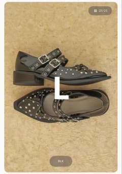 Darich ダブルベルトフラットシューズ - メルカリ