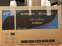 新品 SKYWORTH 43型4K スマートテレビ Google TV - メルカリ