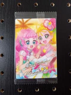 初期傷あり)キュアサマー＆マーメイドローラ AR プリキュアカード