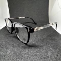 最安値】伊達メガネ サングラス クロス シルバー y2k クロムハーツ好き