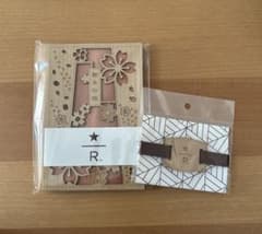 スタバ リザーブ ロースタリー 御朱印帳 桜キャスク 御朱印帳•バンド