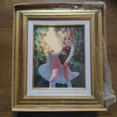 値下げ交渉可】東方 油絵 ルーミア ゴールドフレーム額縁付き - メルカリ