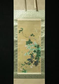 掛軸-1744 酒井抱一 七草図 印刷工芸作品 - メルカリ