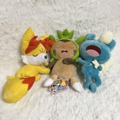 2015 初夢ぬいぐるみ ハリマロン フォッコ ケロマツ 3体セット