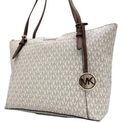 未使用級 マイケルコース トートバッグ ビジネス pvc MK柄 A4◎ 肩掛け