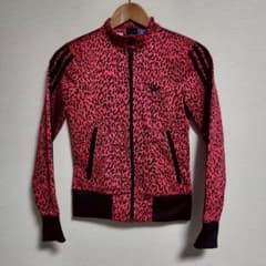 アディダス adidas トラックジャケット ヒョウ柄 レオパード ジャージ