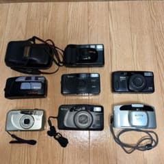コンパクトフィルムカメラ 7台セット 通電確認済 一部ジャンク品も有