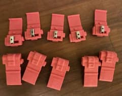 新品 3M 558 スコッチロック エレクトロタップ 分岐タップ 赤 10個