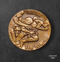 東京オリンピック大会 記念メダル 亀倉雄策デザイン 1964年 - メルカリ