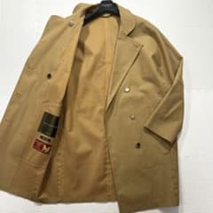 美品 マッキントッシュ ゴールデンフォックス ゴム引きコート キャメル