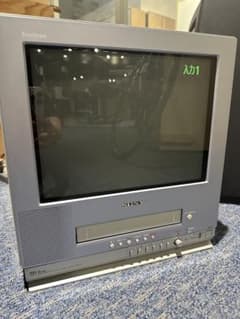ソニー14型VHSビデオ一体型ブラウン管テレビ - メルカリ