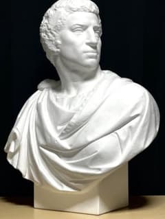 ブルータス 石膏像 オブジェ インテリア - メルカリ