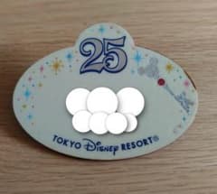 ディズニーリゾート25th キャストネームタグ ディズニーネームタグ 25