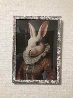 貴重 1900年作品 絵画 『100年前のフランス貴婦人』 手彩色