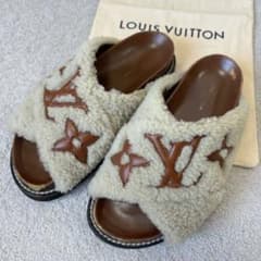 ルイヴィトン パセオライン モノグラム ボア サンダル 23cm SC1221