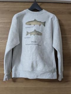 Brook トラウトイラスト付きトレーナー - メルカリ