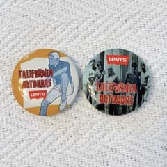 リーバイス LEVI'S 缶バッチ 2個セット - メルカリ