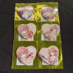 さくらみこ トレーディングハート型缶バッジ 全6種 鳴門鯛焼本舗 2026