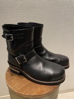 美品 HAWKINS 黒 レザー エンジニアブーツ 25.5Cm ホーキンス - メルカリ