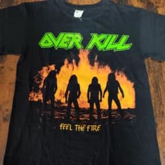 OVER KILL “FEEL THE FIRE” Tシャツ Mサイズ - メルカリ