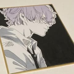 手描きイラスト アナログ オリジナル ミニ色紙 創作 原画 - メルカリ