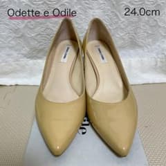 Odette e Odile エナメルパンプス ベージュ 24.0 - メルカリ